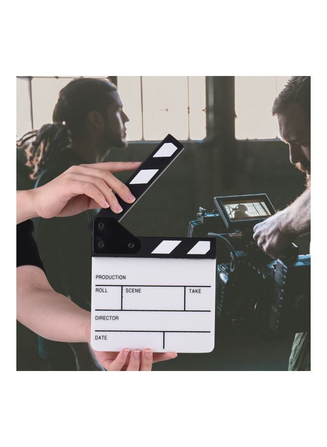 Generic Cut Action Scene Clapper Board Slate White/Black  - Image 5