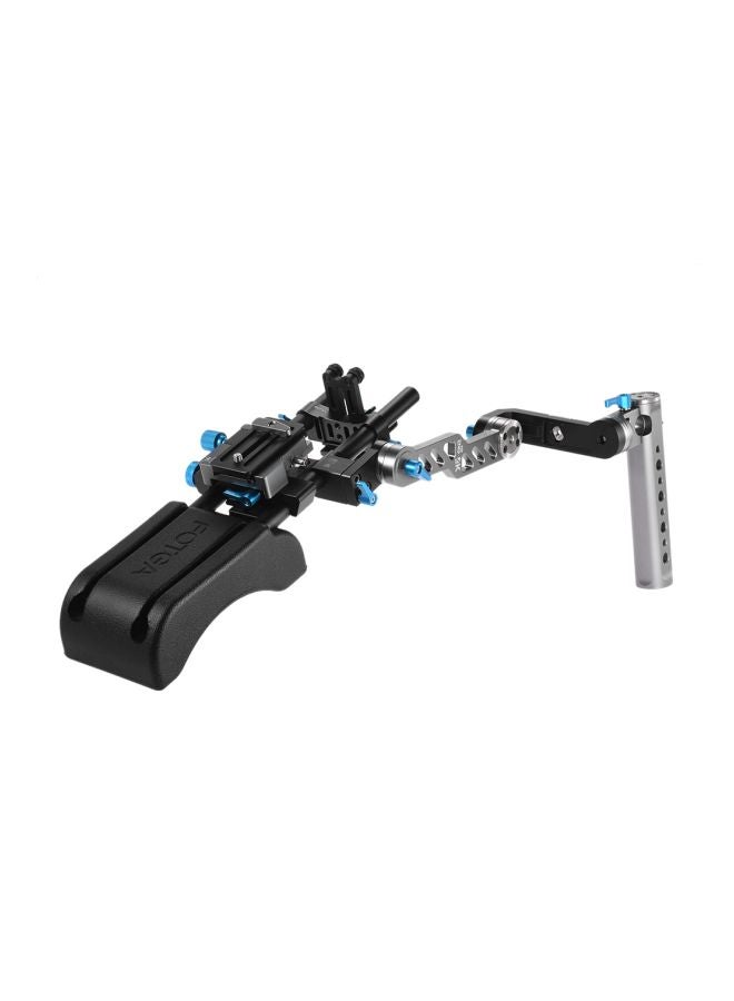 Fotga 2-In-1 DP500III Rosette Handle Cage And Shoulder Rig Black/Silver  - Image 3