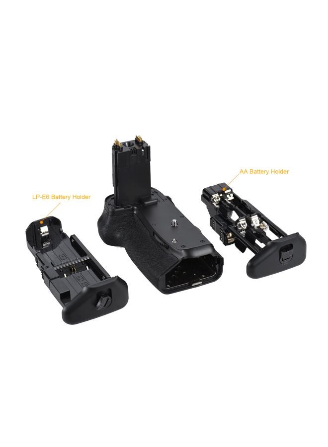 ANDOER - Battery Grip Holder For Canon EOS 70D/80D Black - Image 1