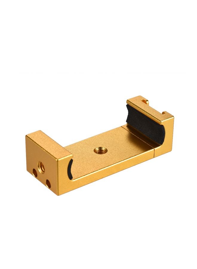ANDOER Selfie Stick Adapter Bracket Holder Clip Gold - Image 2