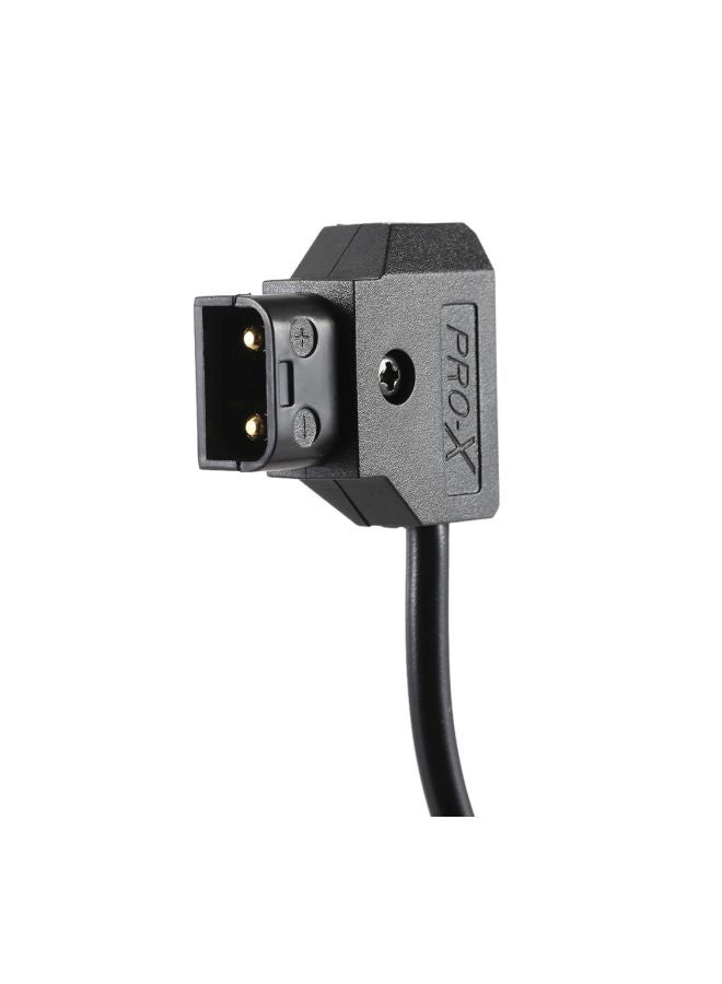 D-Tap 2 Pin Male Connector Power Cord Cable For BMCC/ BMPC DSLR Rig Power Supply Black  - Image 2
