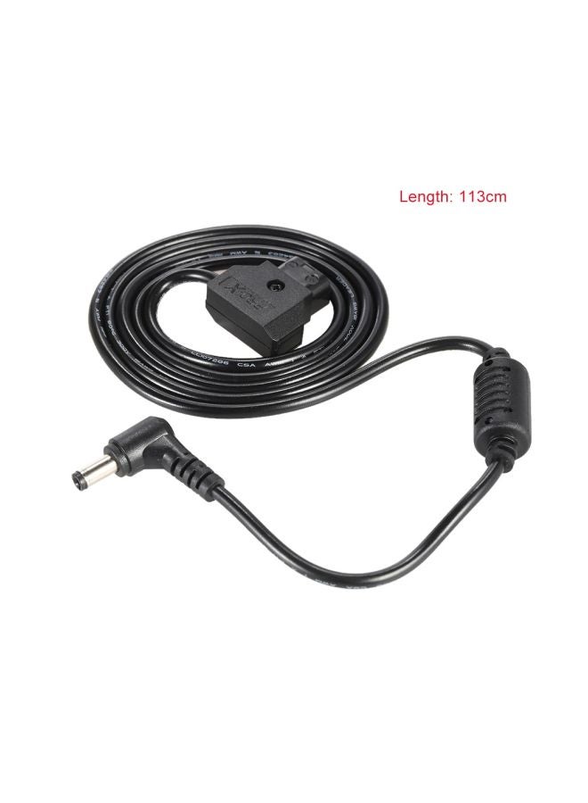 D-Tap 2 Pin Male Connector Power Cord Cable For BMCC/ BMPC DSLR Rig Power Supply Black  - Image 4