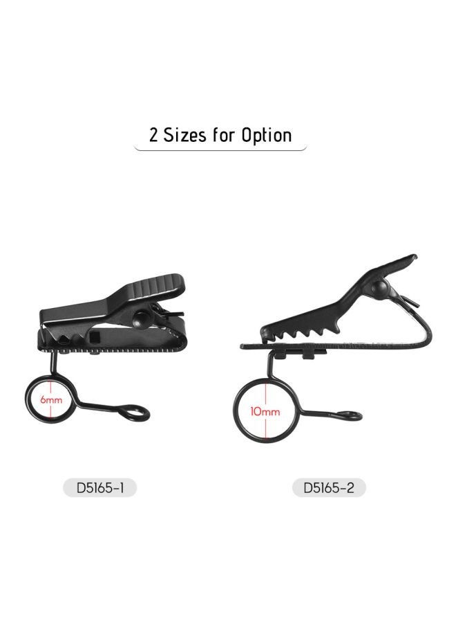 ANDOER 5-Piece EY-J03 Wired Microphone Tie Clip Black - Image 4