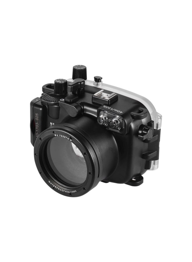 MEIKON Waterproof Case Cover For Canon G7X Mark II Black  - Image 2
