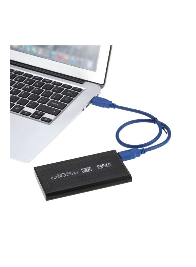 Generic - USB 3.0 HDD SSD SATA External Hard Drive Disk Box Black - Image 1