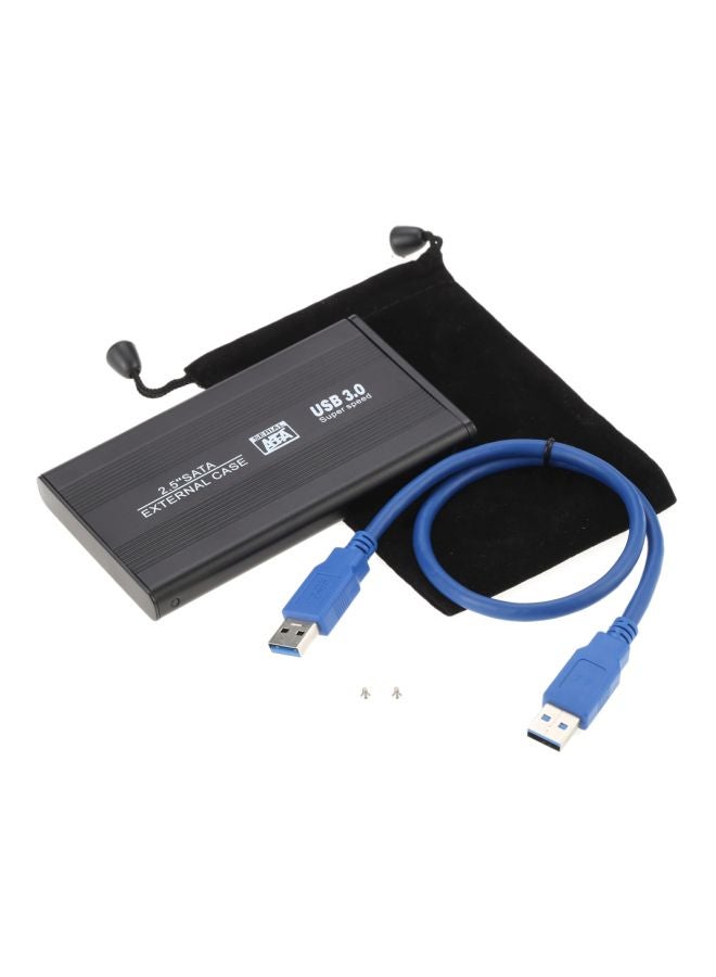 Generic - USB 3.0 HDD SSD SATA External Hard Drive Disk Box Black - Image 1