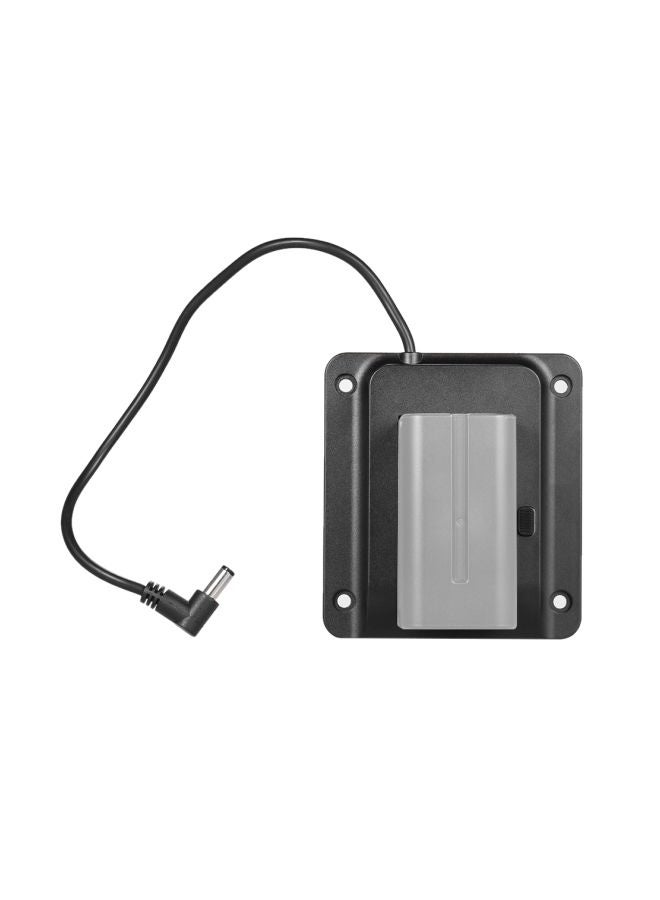 ANDOER - Battery Adapter Base Plate For Andoer Lilliput Monitor Black - Image 1