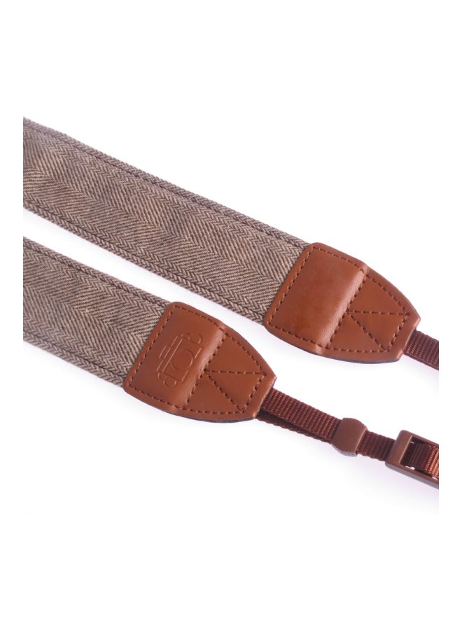 Generic Camera Shoulder Strap Belt Brown/Beige  - Image 4