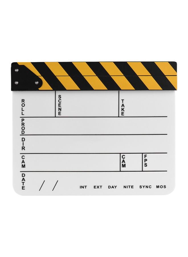 Generic - Cut Scene Clapper Board Slate With Marker Pen Multicolour - Image 1