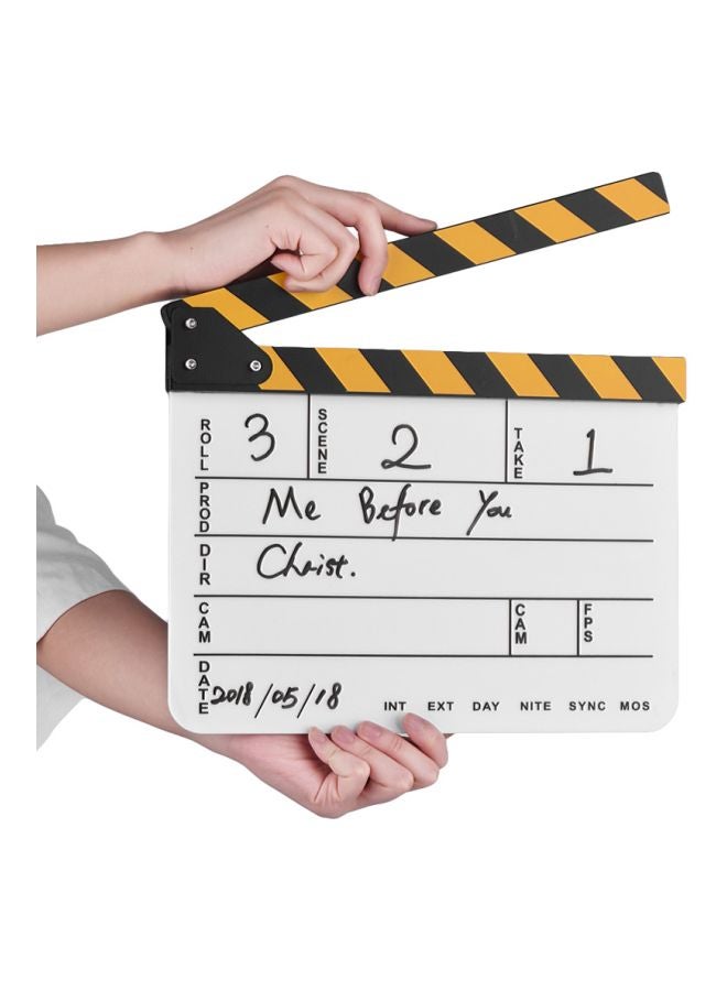 Generic - Cut Scene Clapper Board Slate With Marker Pen Multicolour - Image 1