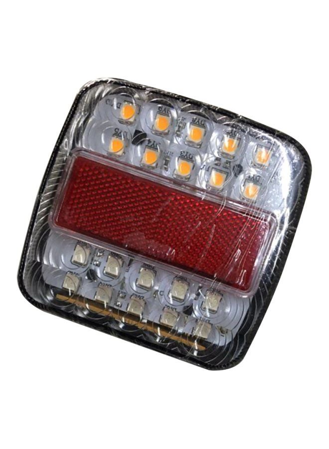 مؤشر ضوء إيقاف خلفي من 26 مصباح LED من قطعتين - Image 1