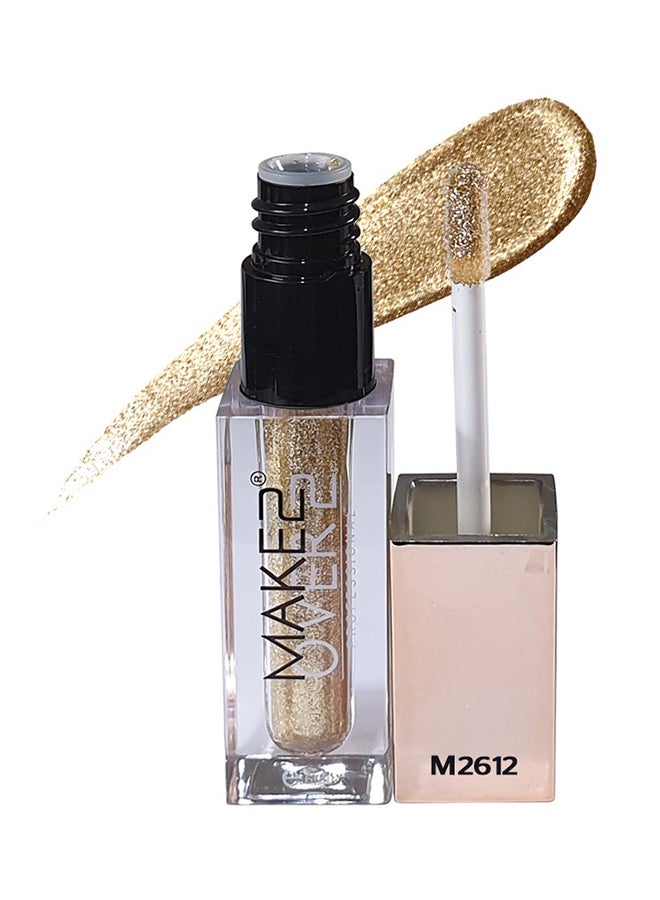 ميك اوفر22 ظلال عيون سائلة ذهبي داكن