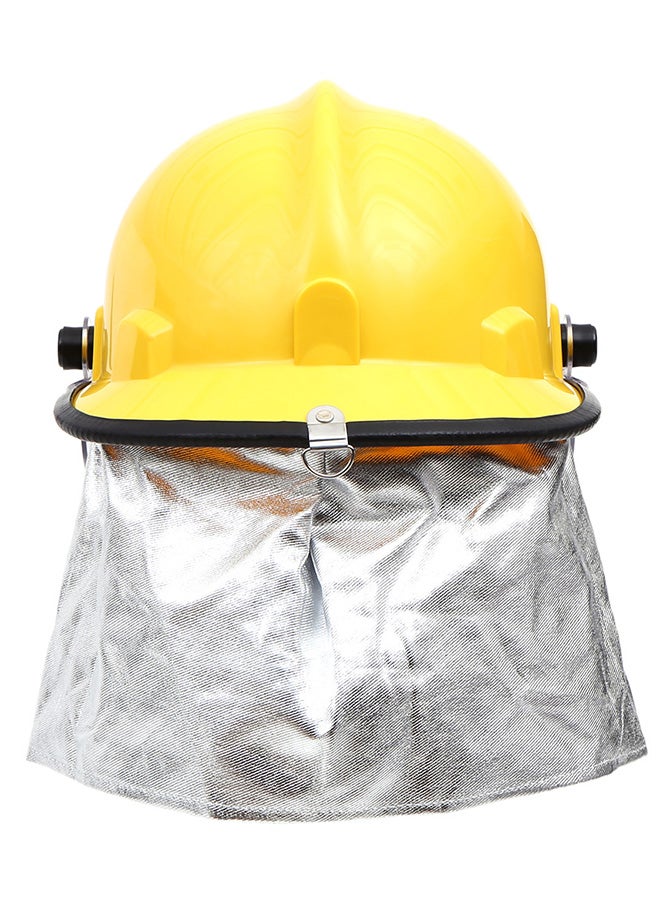 Fire Proof Fireman Safety Helmet Yellow - Image 2