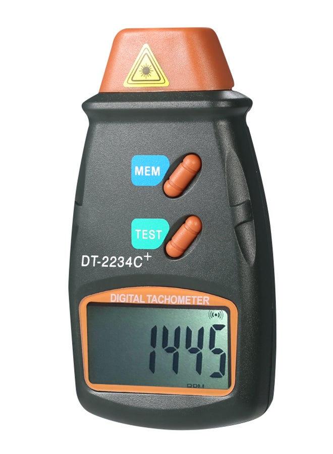 Generic Handheld Digital Photo Tachometer Laser Black  - Image 1