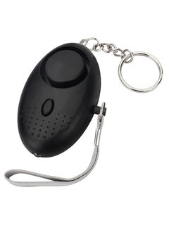 Personal Emergency Self-Defense Keychain Security Alarm Black