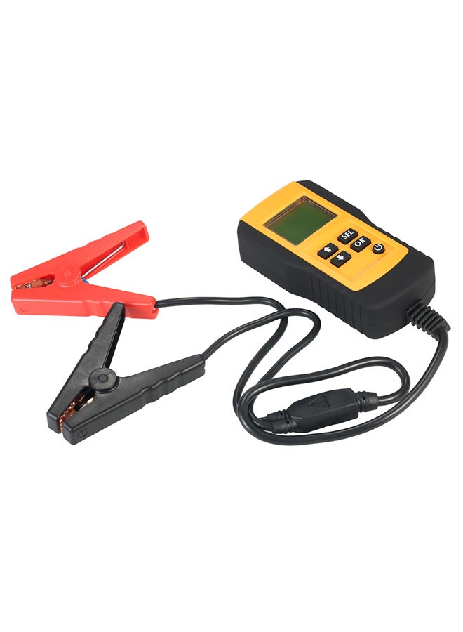 12V LCD Digital Vehicle Battery Analyser Diagnostic Tester Tool Multicolor  - Image 4