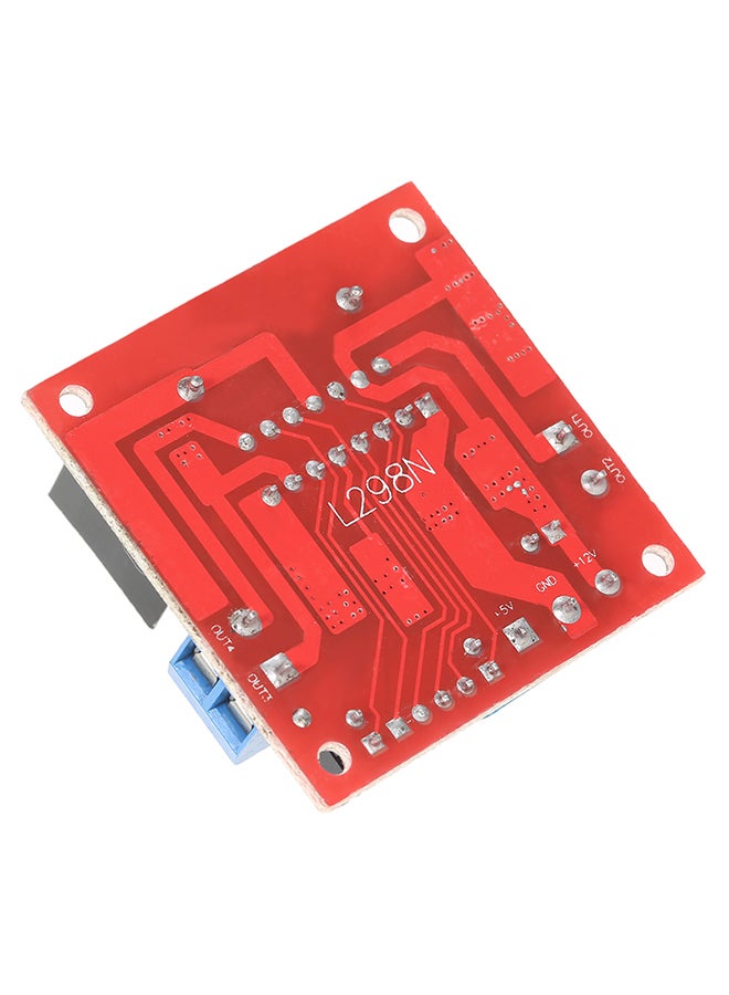 Generic L298N Motor Drive Controller Board Red  - Image 3
