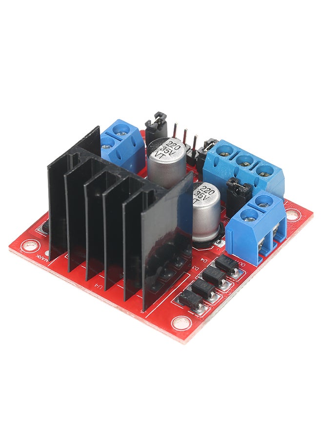 Generic L298N Motor Drive Controller Board Red  - Image 1