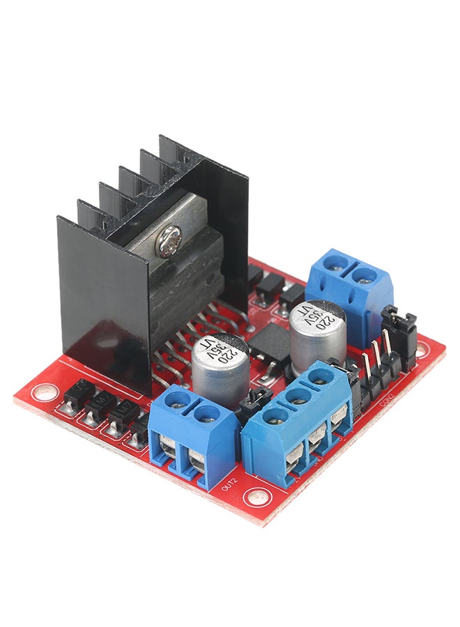 Generic L298N Motor Drive Controller Board Red  - Image 2