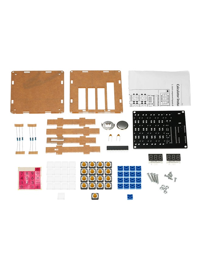 DIY MCU Calculator Kit With Case Multicolour - Image 1