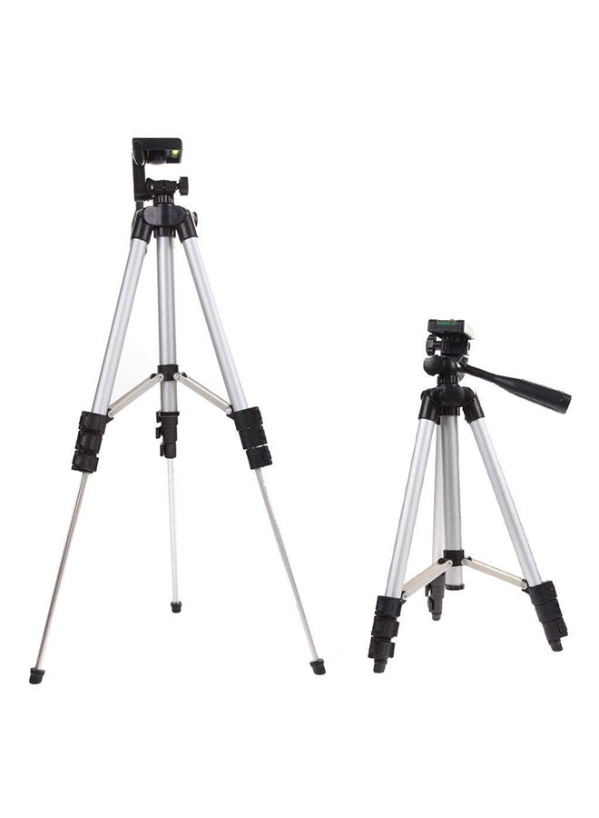 Portable Digital Camera Camcorder Fishing Lamp Tripod Mount Silver  - Image 2