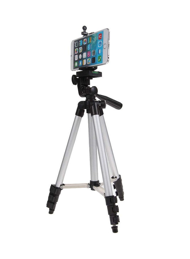 Portable Digital Camera Camcorder Fishing Lamp Tripod Mount Silver  - Image 3