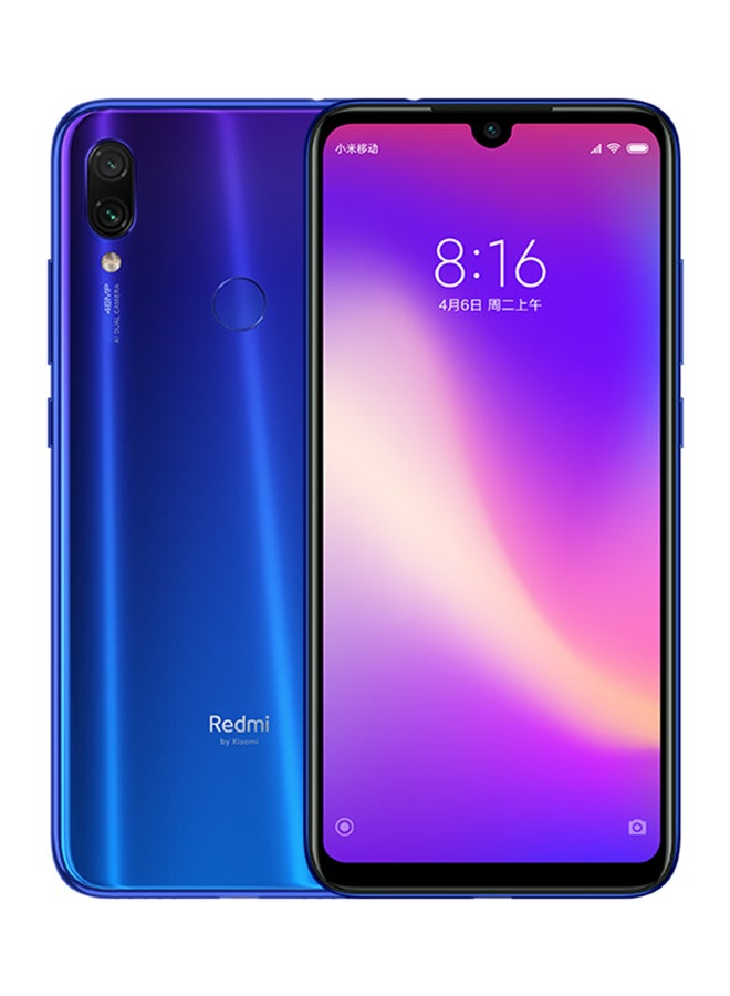 Xiaomi - Redmi Note 7 Pro Dual SIM Neptune Blue 128GB 6GB RAM 4G LTE - Image 1
