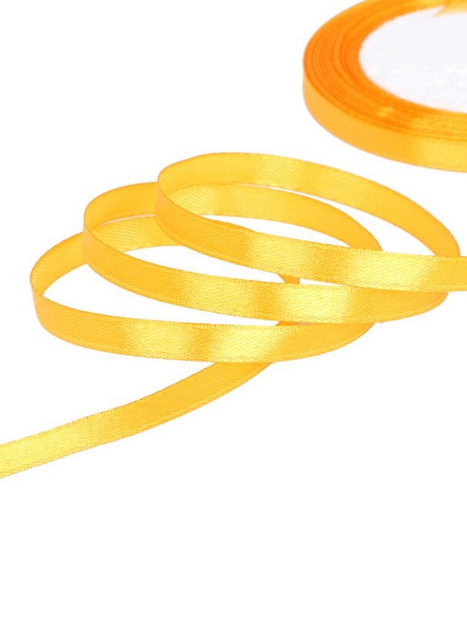 iTelker - Satin Ribbon Party Decoration Supplies Yellow - Image 1