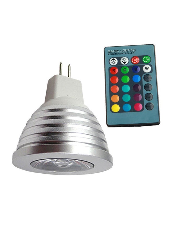 EHOME LED Color Changing Light Bulb With Remote Control Multicolour 
