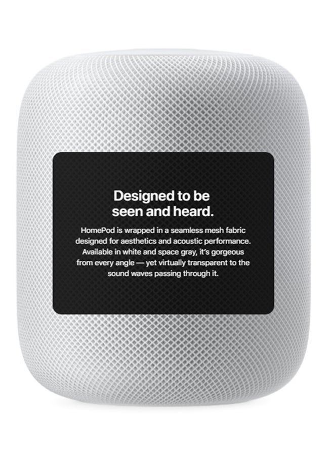 Apple HomePod Smart Speaker White  - Image 5