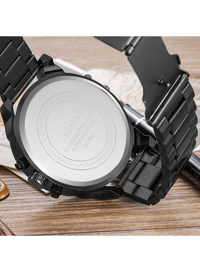 Cagarny Men's Stainless Steel Chronograph Watch J3673 - Image 2