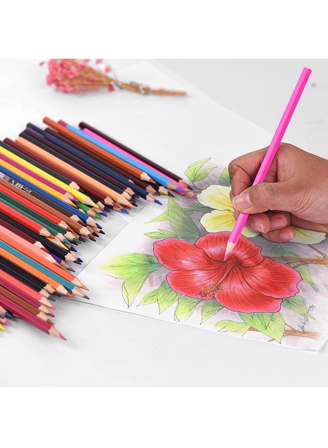 مجموعة أقلام ألوان رصاص احترافية مكونة من 72 قطعة متعدد الألوان - Image 4