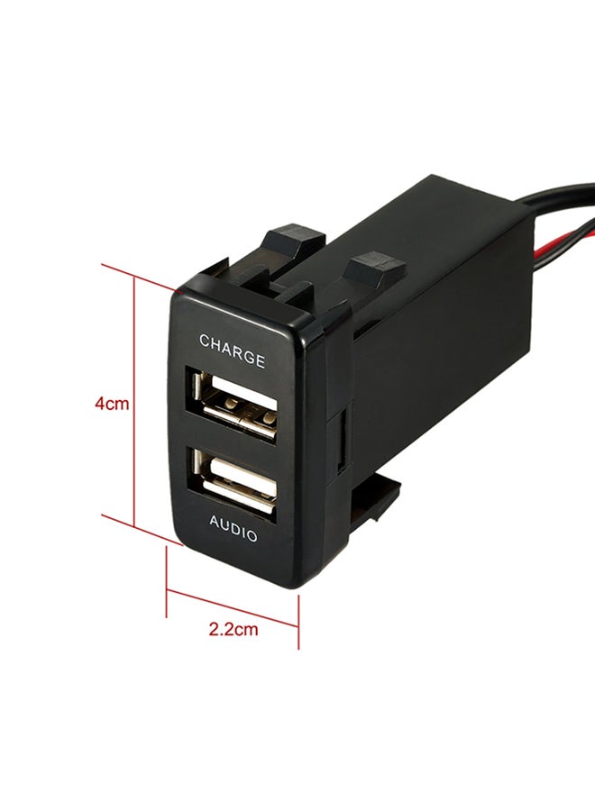 Generic 5V 2.1A USB Interface Socket Charger Plus USB Socket  - Image 4