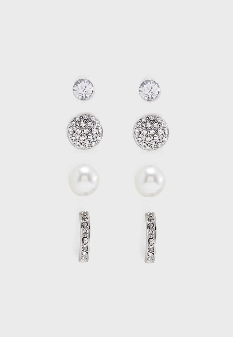 Multipack Rhinestone Stud Earrings - v1557395013/N25389391A_1