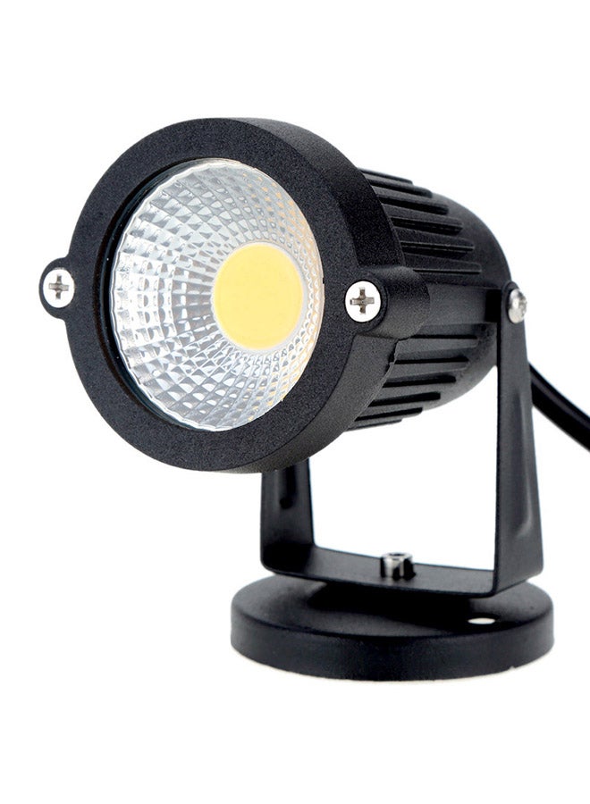 8W Aluminum LED Lawn Spot Light Lamp Black 10.0 X 9.9 X 7.8cm
