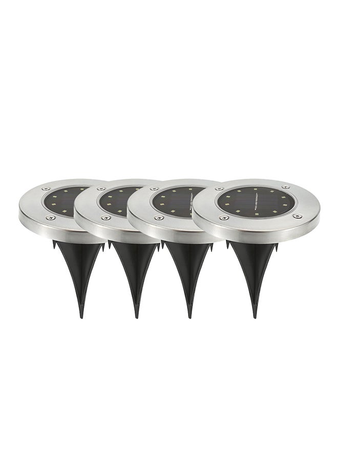 Tomshine 4 Pack Solar Power Energy Ground Lawn Lamp Warm White 13 X 13 X 13centimeter  - Image 1