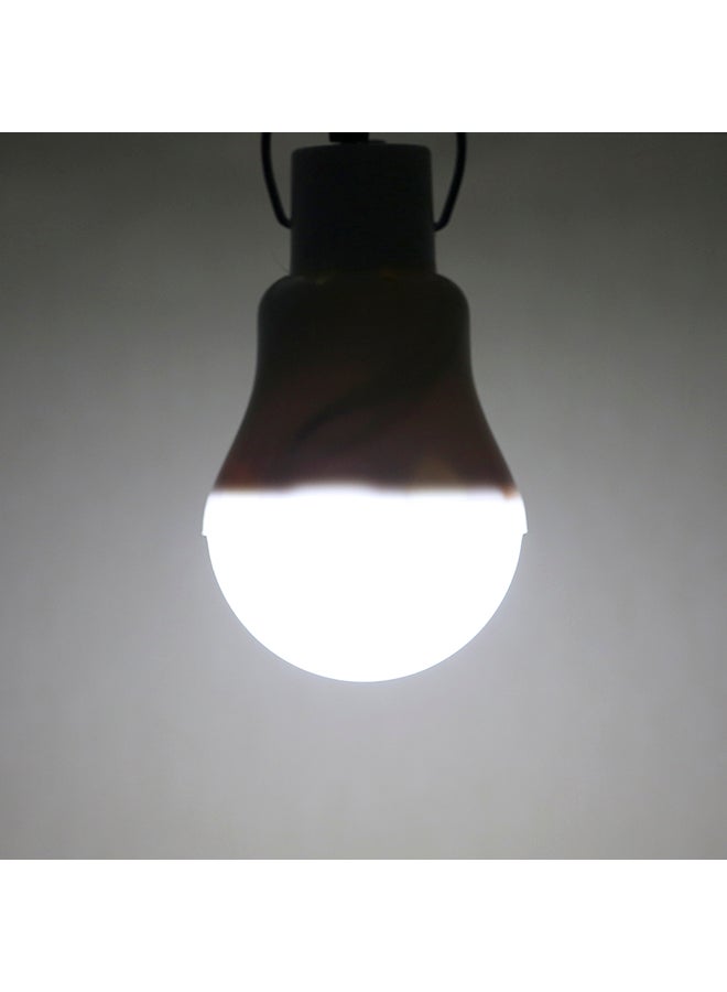 Generic Solar Powered Energy LED Light Bulb Black/White 12.8 X 7 X 6.5cm  - Image 3