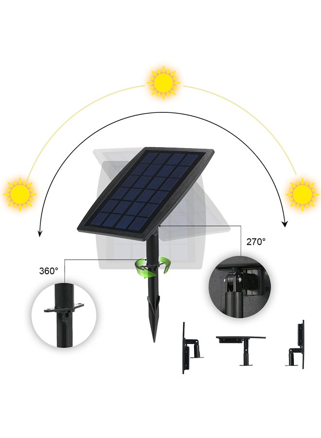 Tomshine 2W Dual Solar Powered Spotlights Outdoor Landscape Lawn Lamp White 20.5 X 17.3 X 6.8cm - Image 2
