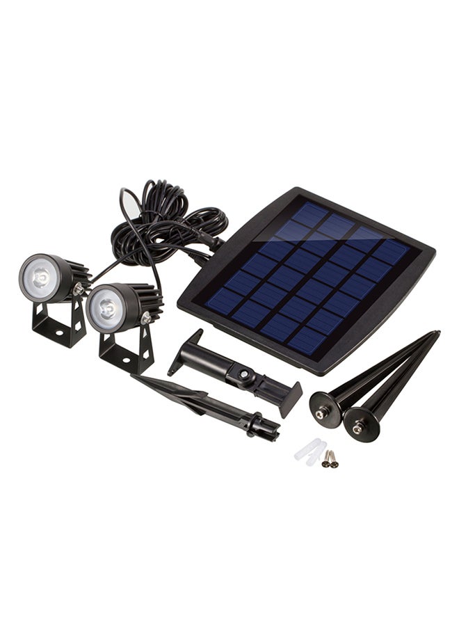 Tomshine 2W Dual Solar Powered Spotlights Outdoor Landscape Lawn Lamp White 20.5 X 17.3 X 6.8cm - Image 4