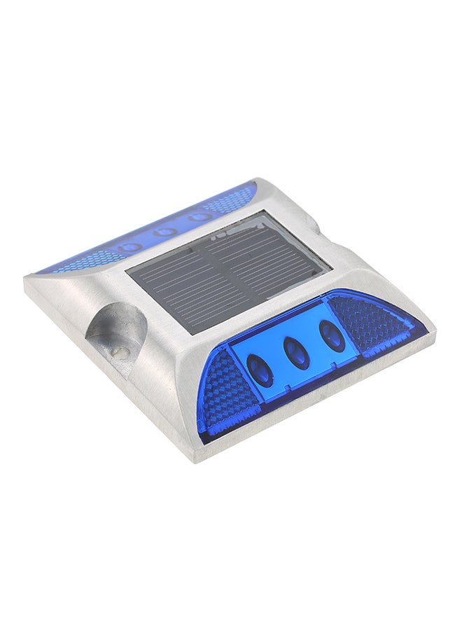 Generic 2W 6 LED Solar Powered Driveway Lamp Light Blue 13.0 X 12.5 X 5.0centimeter  - Image 1