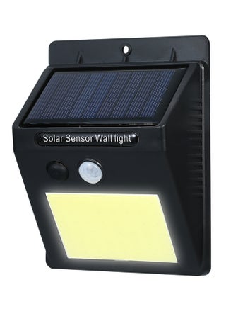 مصباح LED جداري يعمل بالطاقة الشمسية مزود بكاشف للحركة أسود/ أصفر 13X10X5Ø³Ù†ØªÙŠÙ…ØªØ± - v1557396299/N24809433A_1