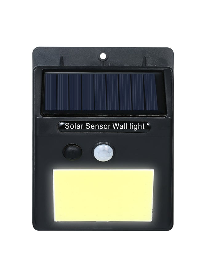 مصباح LED جداري يعمل بالطاقة الشمسية مزود بكاشف للحركة أسود/ أصفر 13X10X5Ø³Ù†ØªÙŠÙ…ØªØ±  - Image 4