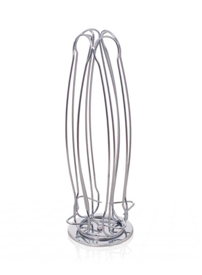 Nespresso Capsule Holder 40 Pods Silver 175x175x405mm - Image 1