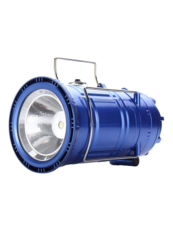 Generic 3 In 1 Multi-Function Solar Rechargeable Fan LED Hiking Light Blue 18 X 12 X 10centimeter 