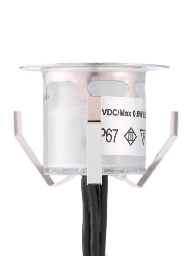 مصابيح LED بقوة 0.6 وات للأرضيات من 10 قطع فضي 28.0 X 15.5 X 6.0سم  - Image 1