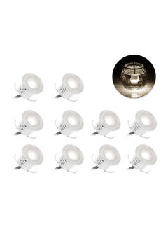 Generic 10 Piece LED Deck Light 0.6W Silver 28.0 X 15.5 X 6.0cm  - Image 1