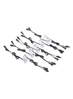 Generic 10 Piece LED Deck Light 0.6W Silver 28 X 15X 6cm 