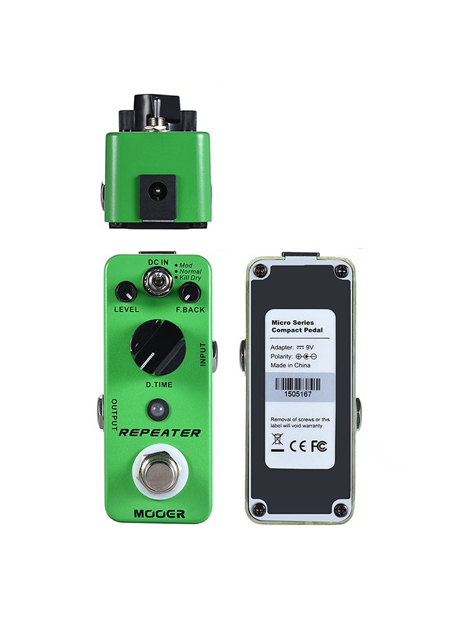 Mooer - Repeater Digital Delay Guitar Effect Pedal 3 Modes True Bypass - Image 1