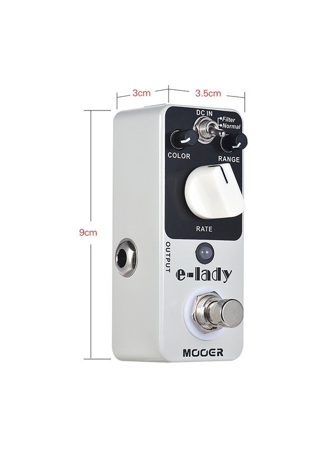 مووير - جهاز إي ليدي للتحكم بالمؤثر الصوتيFlanger بمستويي صوت ومزود بخاصية True Bypass - Image 1