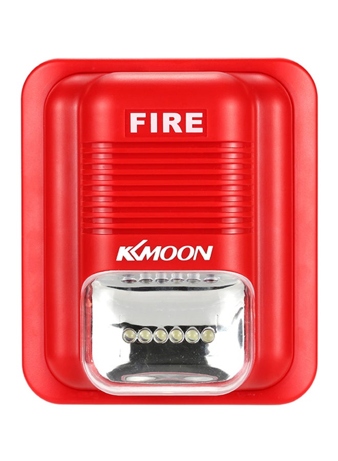 KKmoon Fire Alarm Siren Sound System Red - Image 1